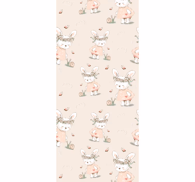 Mytisk kaninmotiv tapet baby - Tenstickers