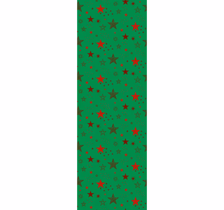 Festlig stjernemønster jul tapet - Tenstickers