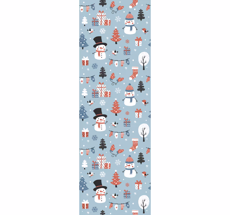 Festlig sesongmønster jul tapet - Tenstickers