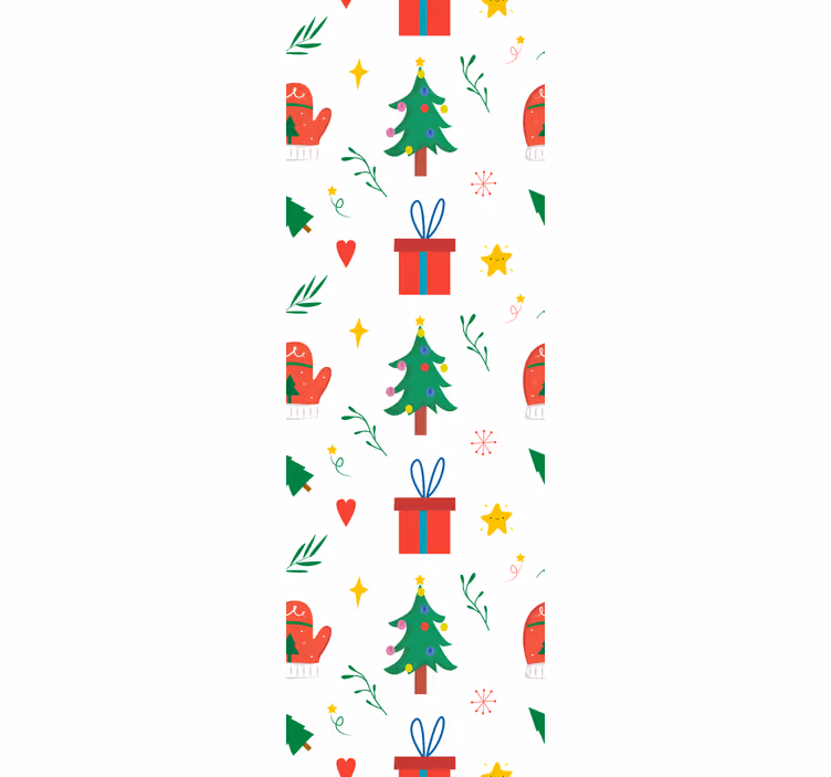 Motiver for høytiden jul tapet - Tenstickers