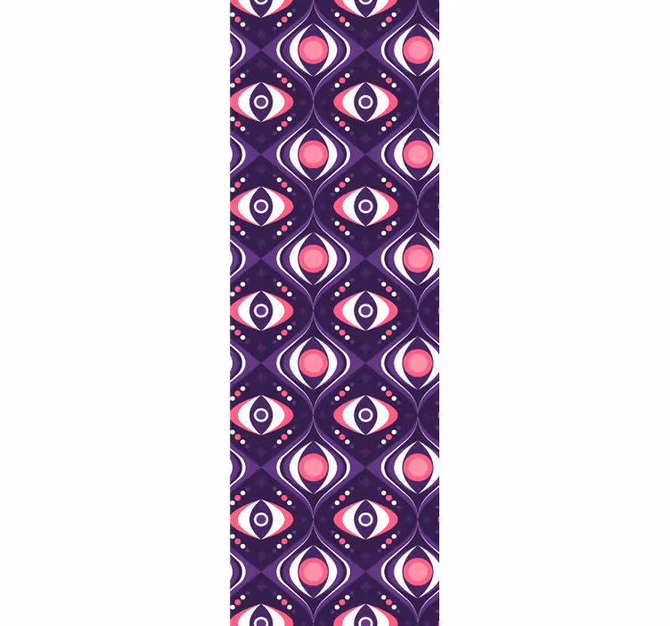 Retro mørke ringer og bølger tapet vintage - Tenstickers