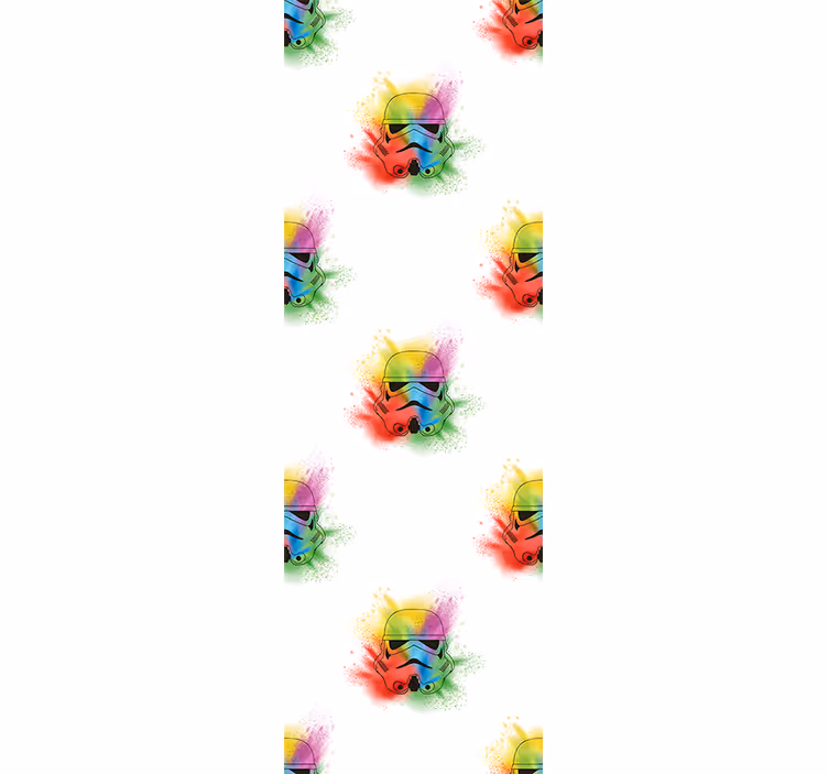 Fargerik bille illustrasjon tapet kunst - Tenstickers