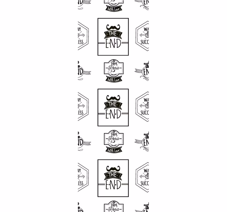Motiverende fraser tapet bokstaver - Tenstickers