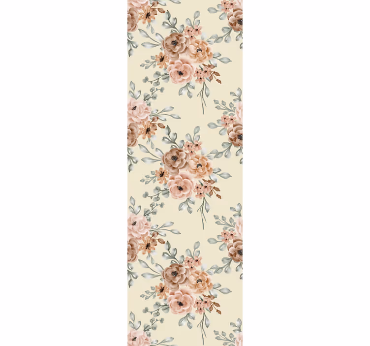 Romantiske store oljemaleriroser tapet blomster - Tenstickers