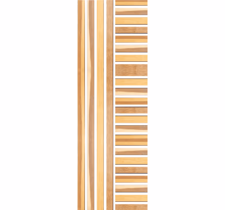 Stripet tømmer tapet striper - Tenstickers