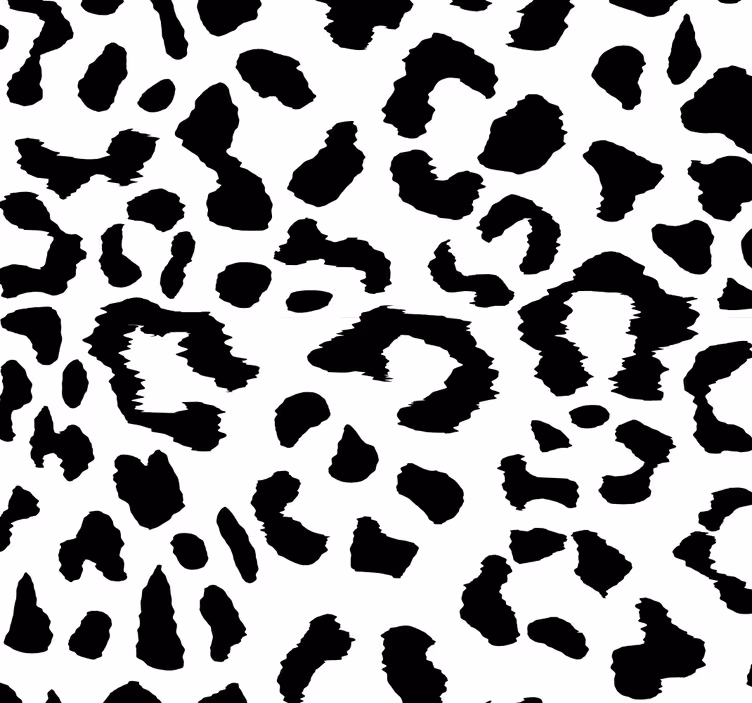 Leopard enkelt dyreprint tapet soverom - Tenstickers
