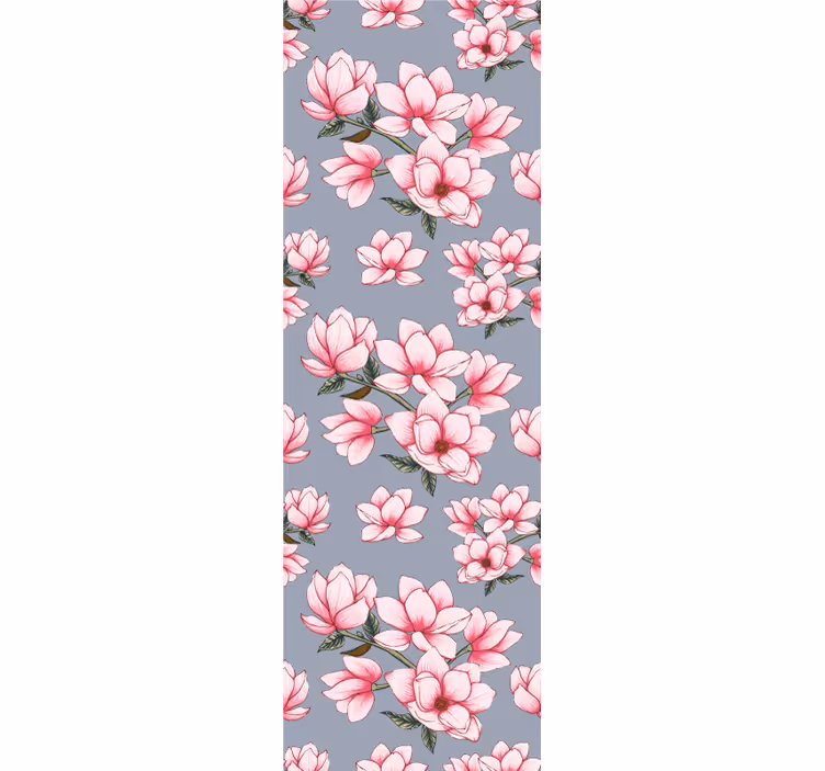 Tre vakker magnolia blomst tapet blomster - Tenstickers