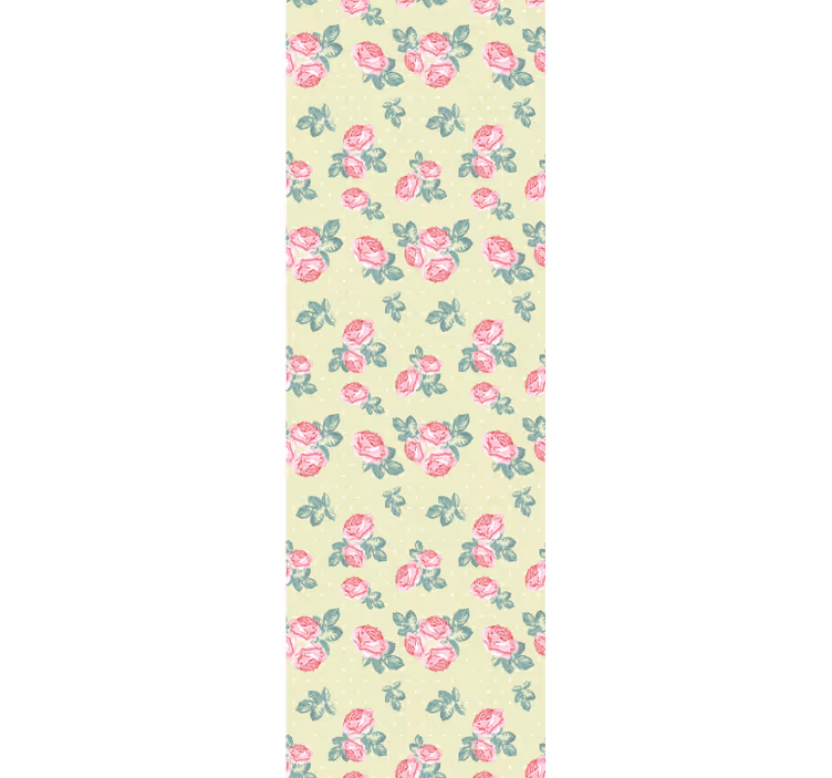Klassisk blomsterdesign tapet blomster - Tenstickers