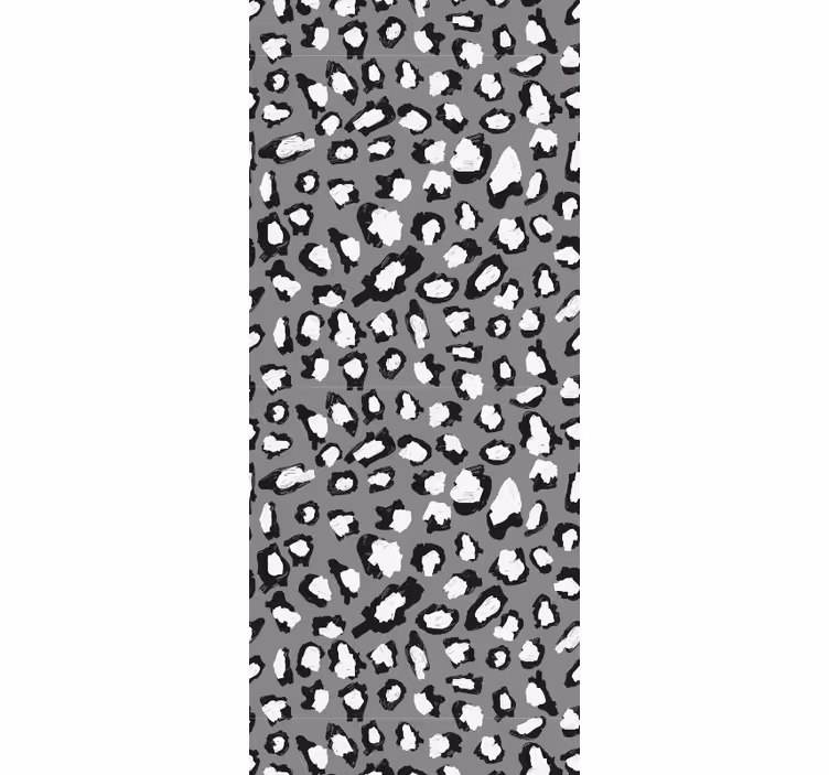 Teksturerte dyretrykk leopard tapet - Tenstickers