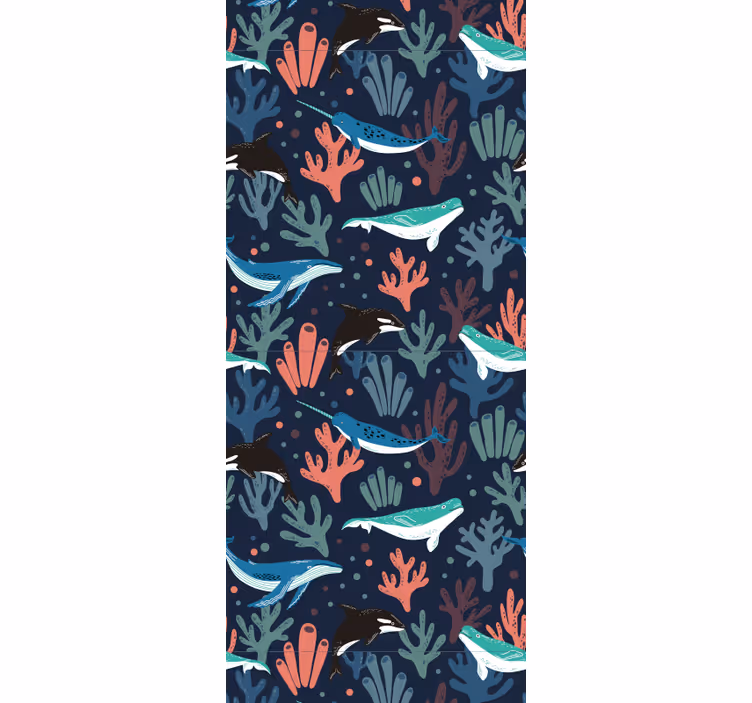 Undervannsscene tapet fisk - Tenstickers