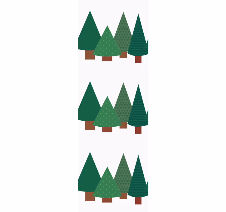 Pinecone eviggrønne planter jul tapet - Tenstickers