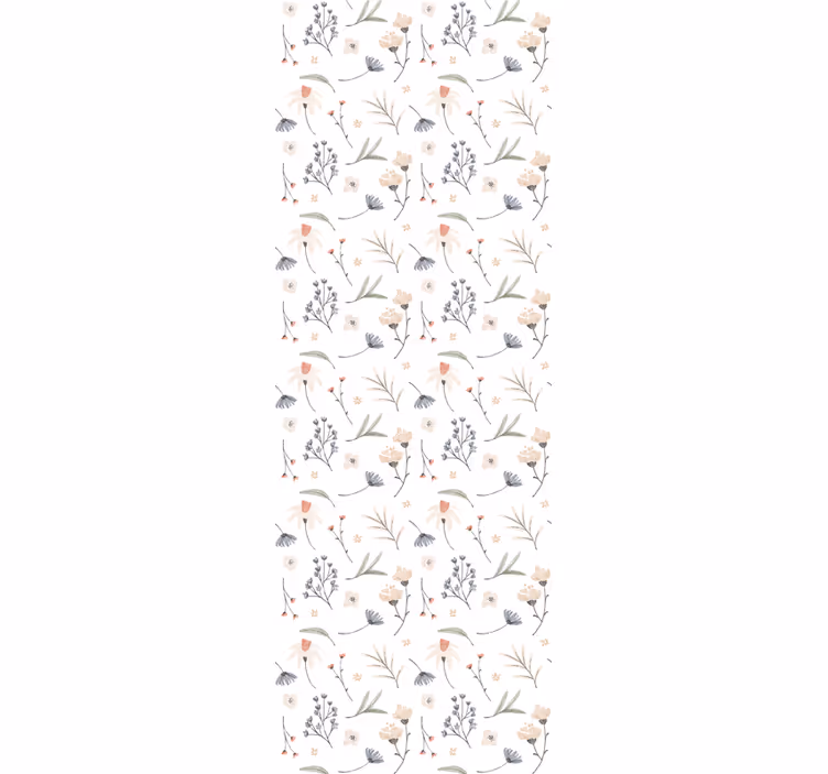 Delikat blomsterarrangement tapet blomster - Tenstickers