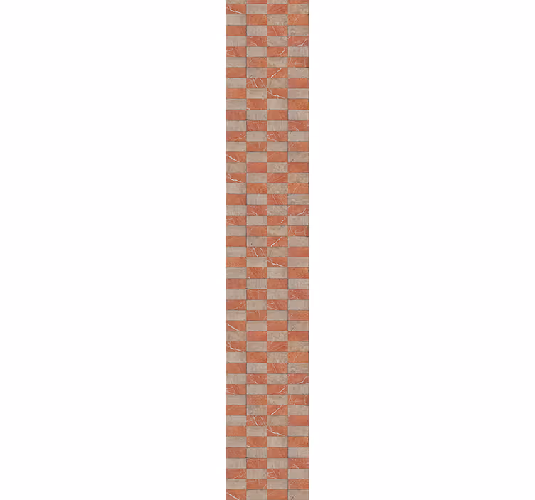 Geometriske beige fliser tapet kjøkken - Tenstickers