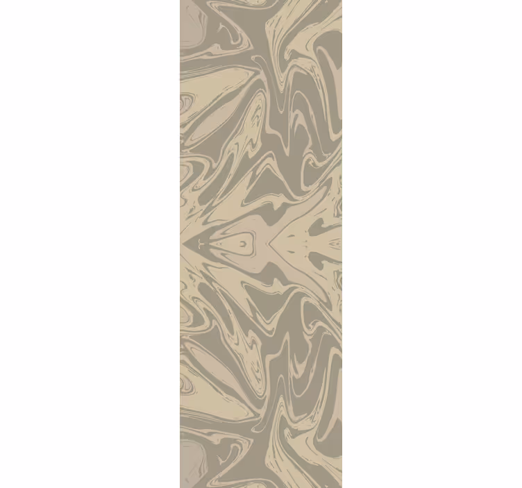 Stilig beige mønster tapet abstrakt - Tenstickers
