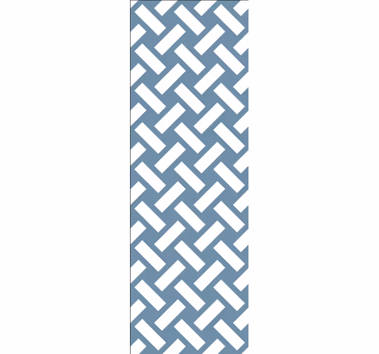 Hvite rektangler tapet geometriske former - Tenstickers