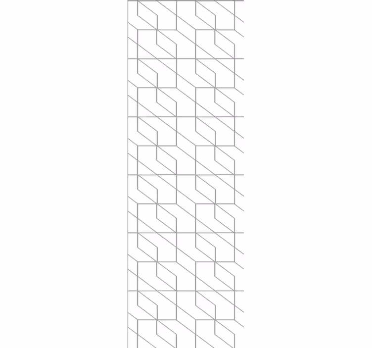Stilig mønstret design tapet geometriske former - Tenstickers
