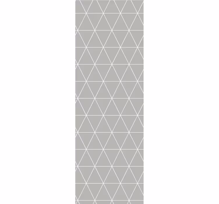 Minimalistisk lysegrå geomønster tapet moderne - Tenstickers