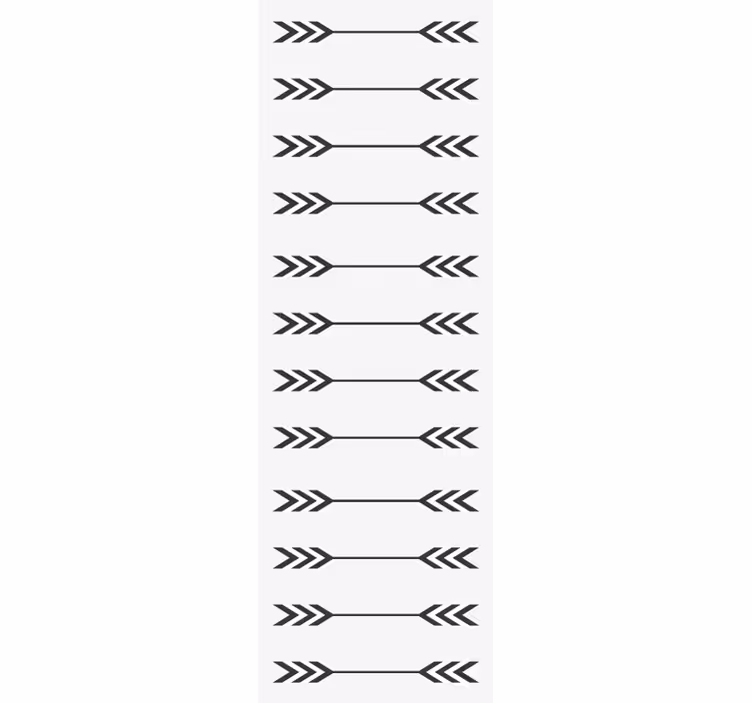 Minimalistiske pilmønstre tapet tilpasset - Tenstickers