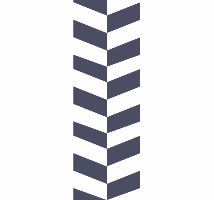 Chevron pilformer tapet geometriske former - Tenstickers