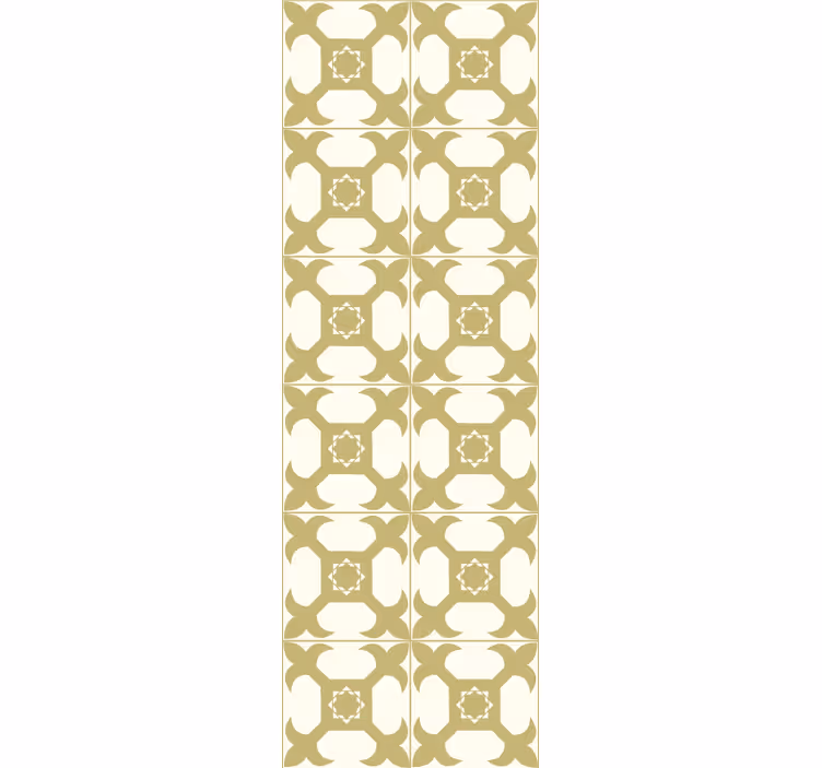 Lyst elegant flismønster tapet fliser - Tenstickers