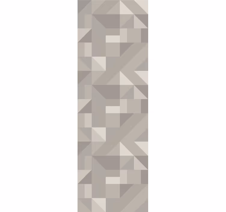 Tapet geometriske former nøytrale beige nyanser - Tenstickers