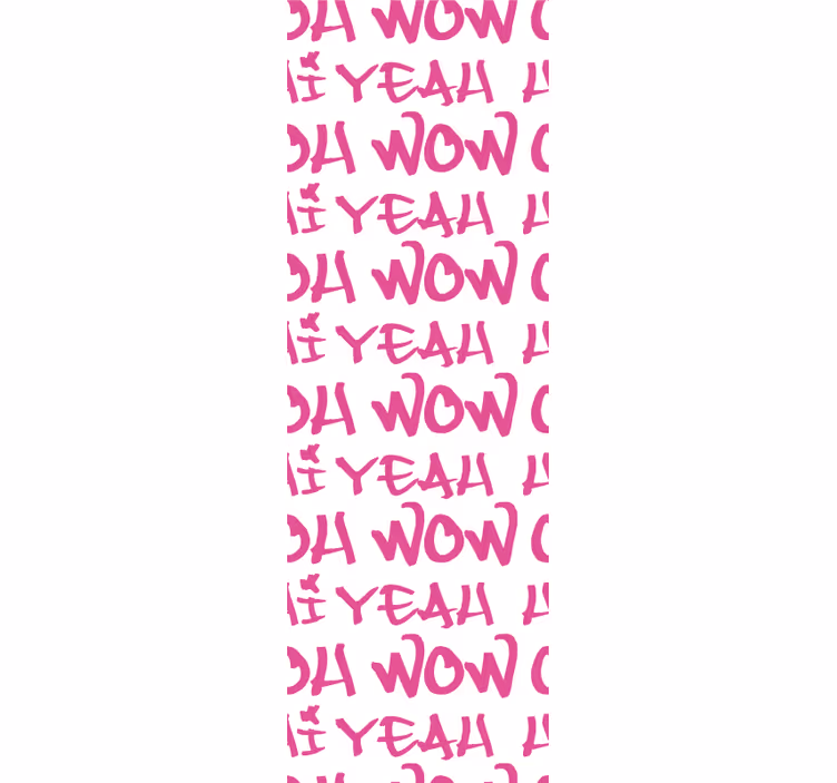 Uttrykksfull setningsdesign tapet bokstaver - Tenstickers