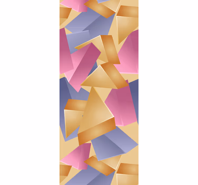 Abstrakte former arrangement tapet geometriske former - Tenstickers
