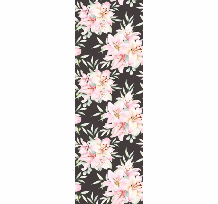 Frodig blomsteroppsats tapet gift - Tenstickers
