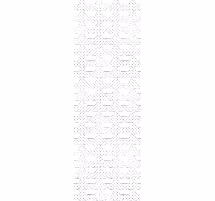 Papirbåtmønster tapet barn - Tenstickers