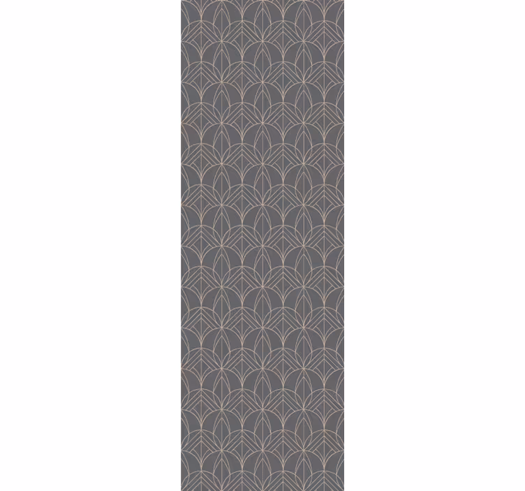 Grå elegant mønsterdesign tapet stue - Tenstickers