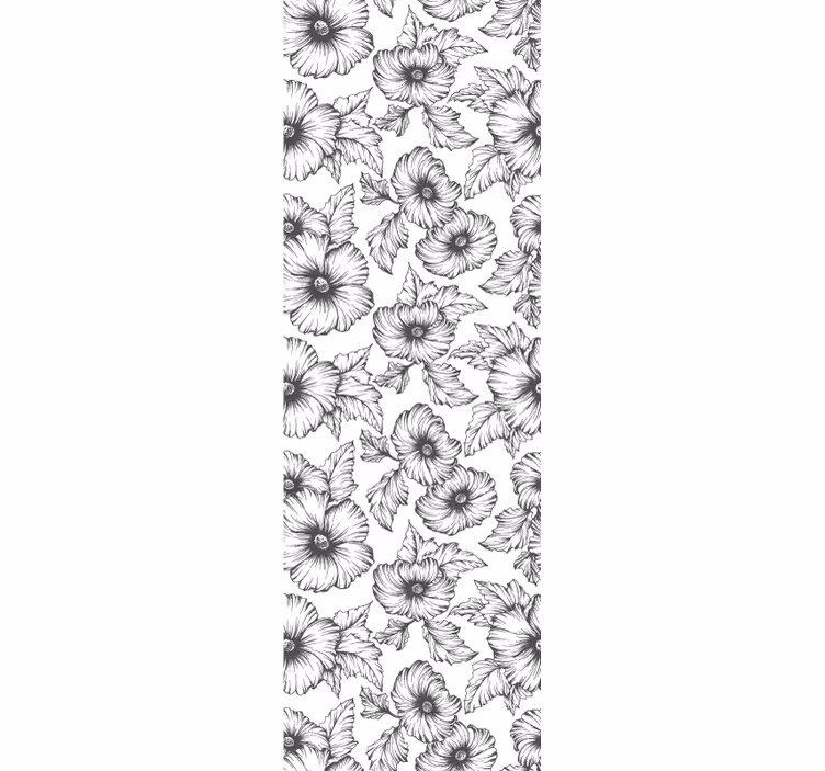 Malve tapet blomster - Tenstickers