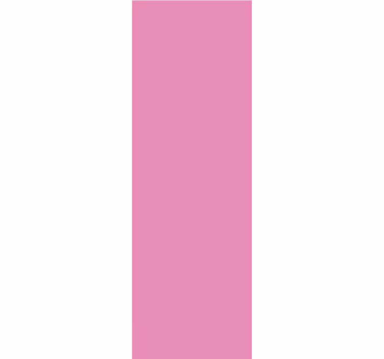 Tapet i ensfarget rosa farge - Tenstickers