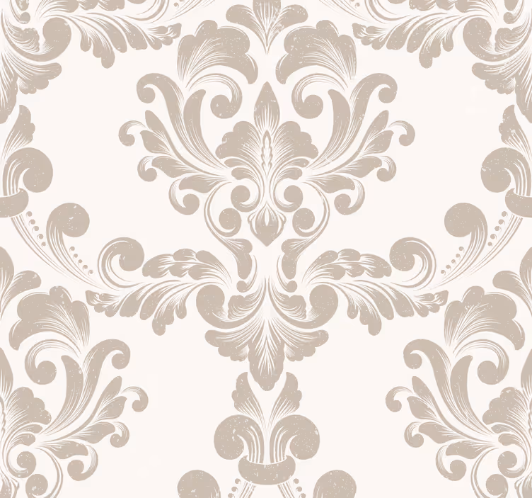 Damask klassiske tapet - Tenstickers