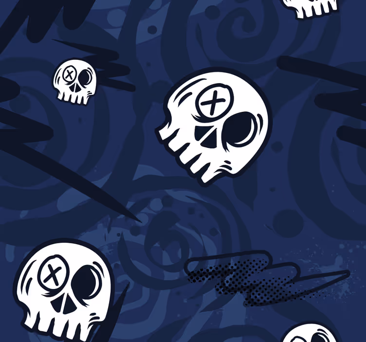 Graffiti hodeskaller tapet ungdom - Tenstickers