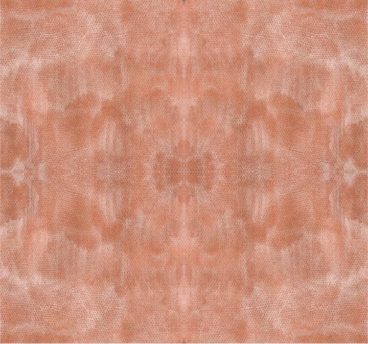 Imitert lin terracotta tapet - Tenstickers