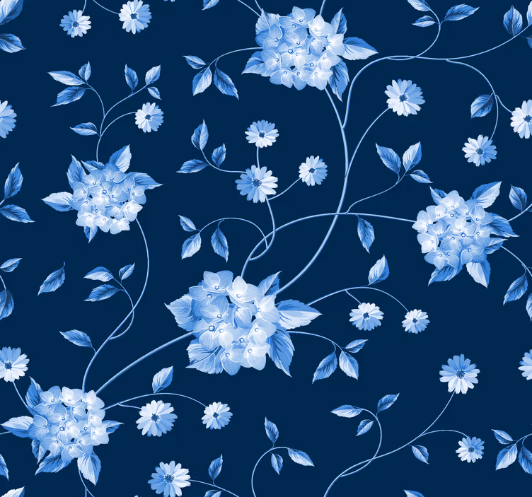 Blomsterstengler Britiske marinen tapeter - Tenstickers