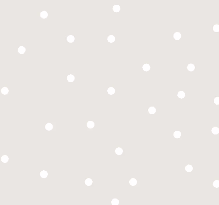 Beige farge med hvite prikker Baby tapet - Tenstickers