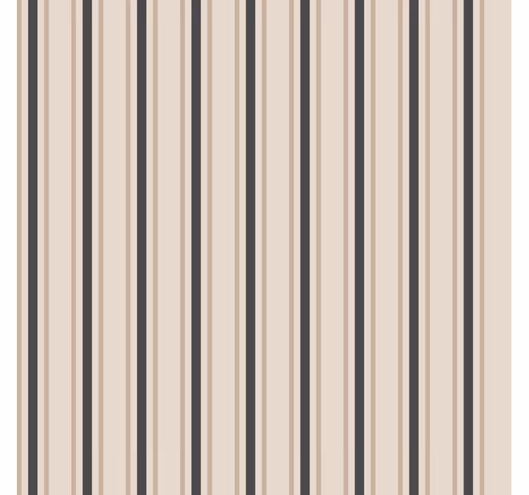 Svarte og beige farger tapet vertikalt - Tenstickers