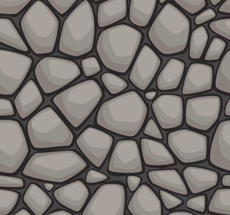 Geometrisk bakgrunn tapet stein - Tenstickers