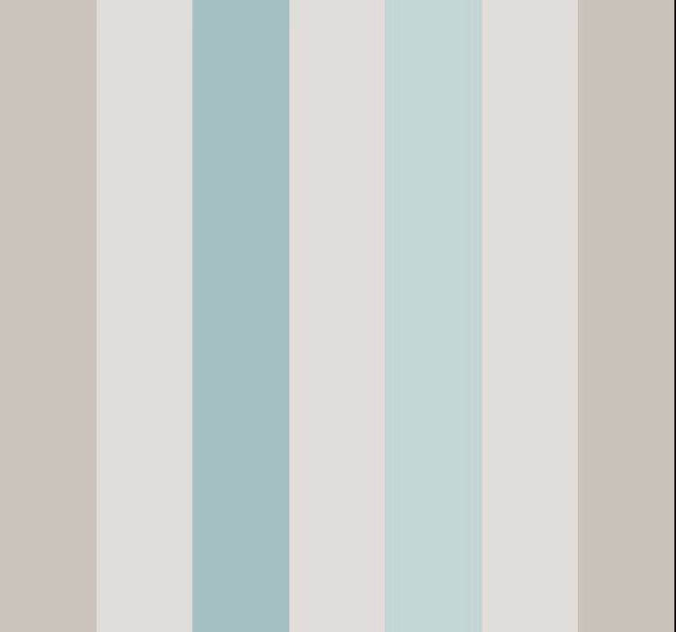 Pastell beige og blå farge tapet vertikalt - Tenstickers