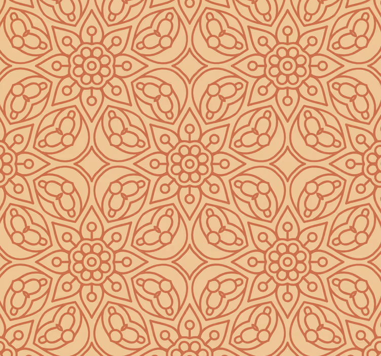 Vintage mandala elementer blomster bakgrunn - Tenstickers