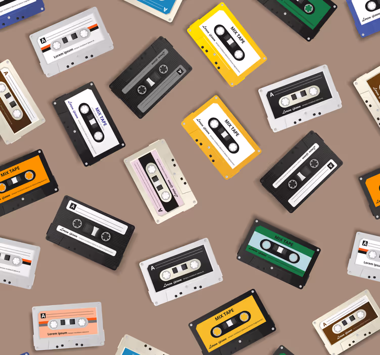 Retro bånd tapet klassisk - Tenstickers