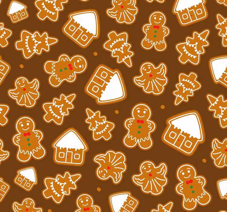 Julekaker jul tapet - Tenstickers