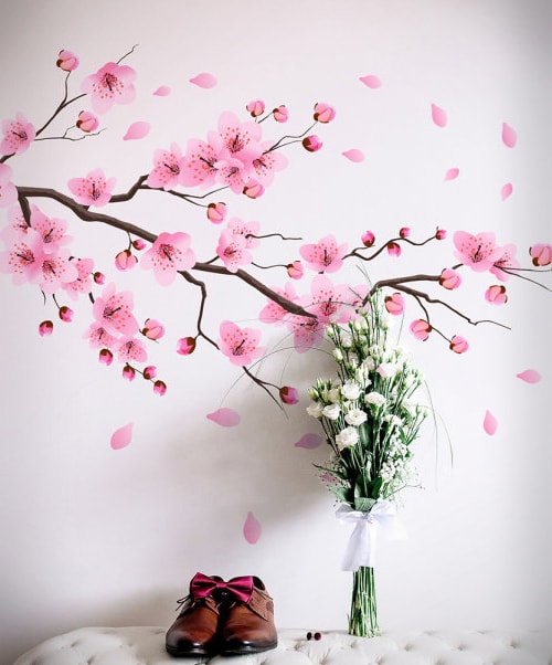 Wallsticker blomster