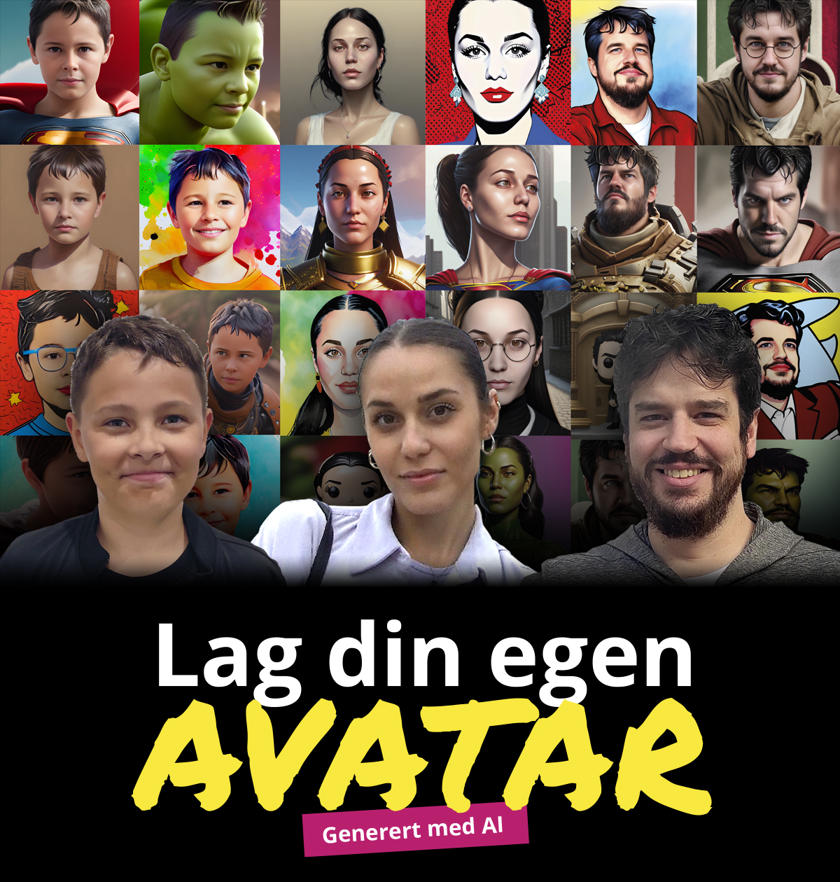 Lag din egen avatar