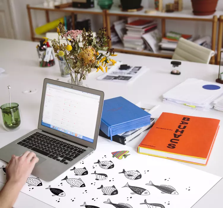 Motstrøm fisk musematte - Tenstickers