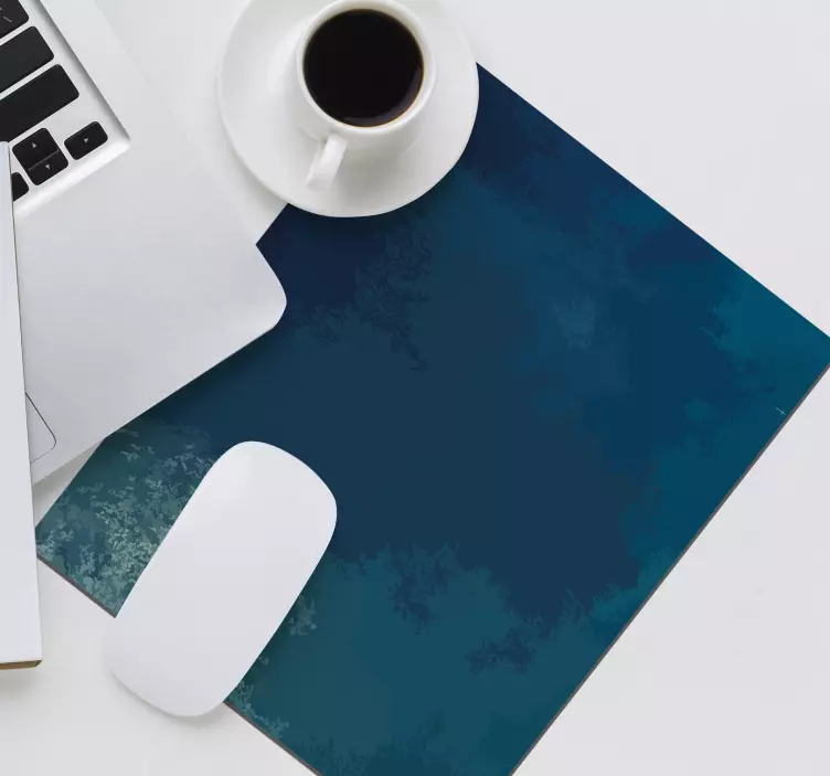 Blå farge original musematte - Tenstickers