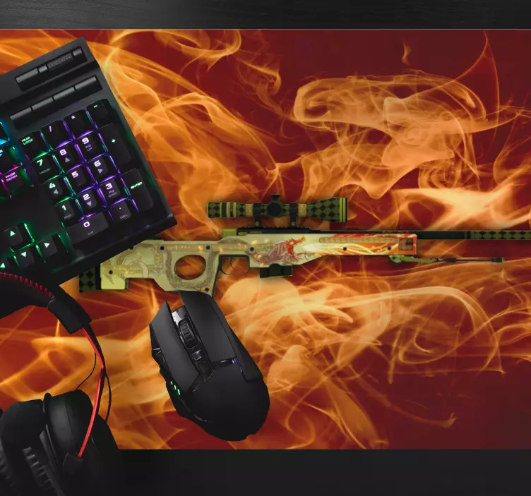 Csgo dragon lore grafikk musematte gaming - Tenstickers
