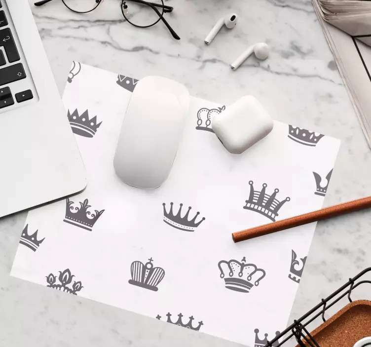 Kronemønster prikker musematte tekstur - Tenstickers