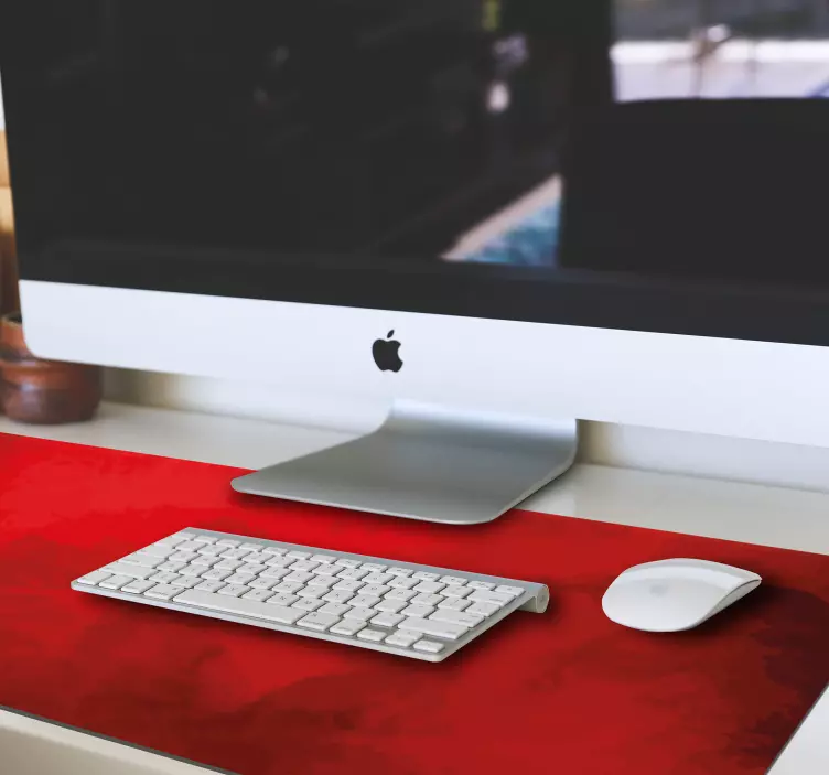 Rød original grønn musematte - Tenstickers